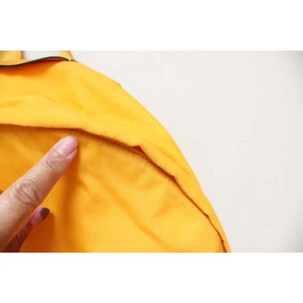 Anya Hindmarch Yellow Smiley Happy Winking Face Chubby Small Nylon Backpack